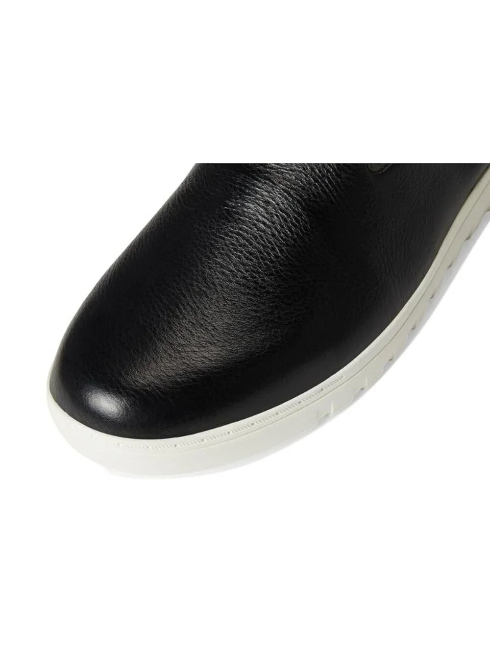 VIONIC Uptown Willa Black Leather Slip On Sneakers Womens 9.5 WIDE Arch Support